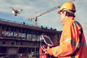 Engineer with Drone